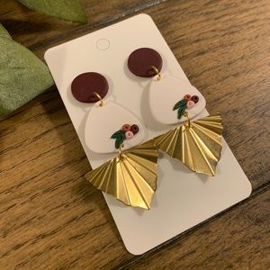 Polymer clay earrings